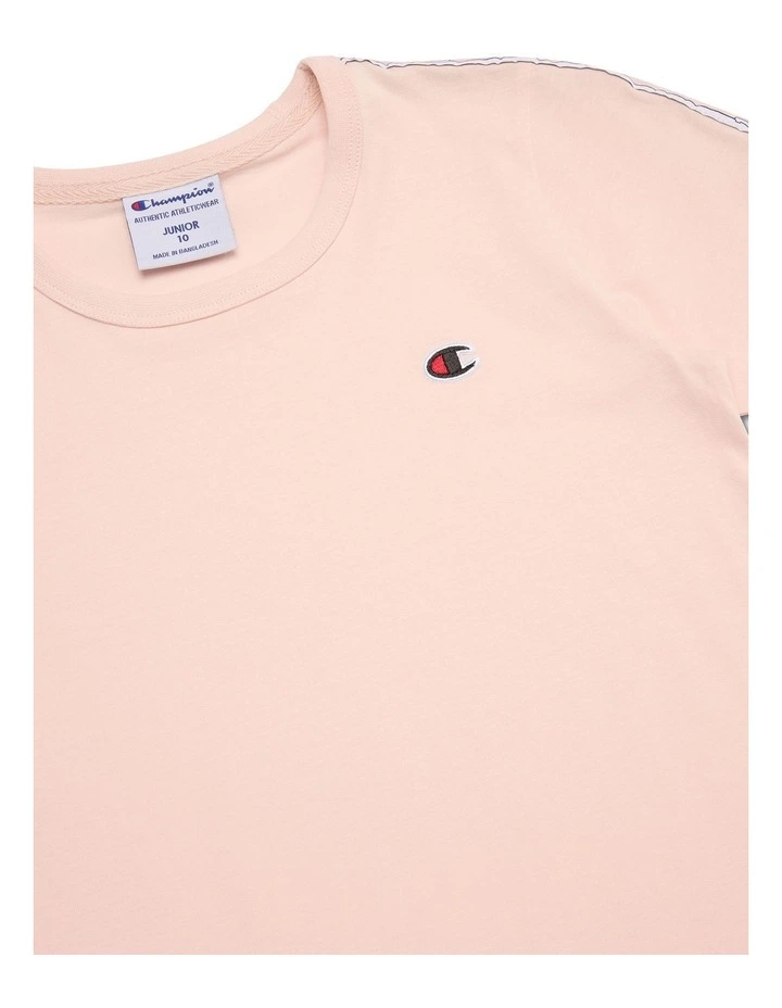 Lux Taping Tee in Pink image 3