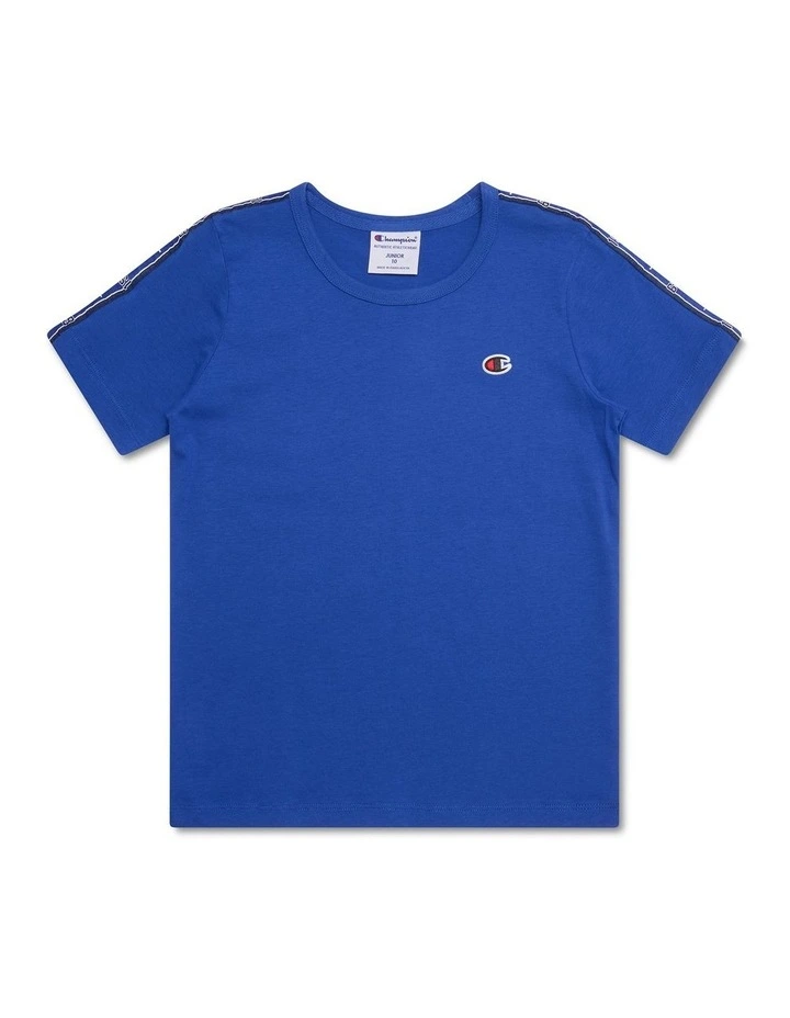 Lux Taping Tee in Blue image 1