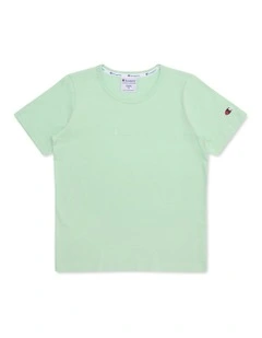 Tonal Script Tee in Green