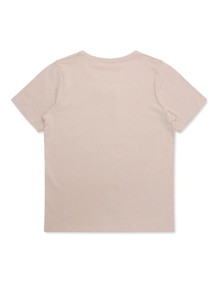Tonal Script Tee in Grey image 2