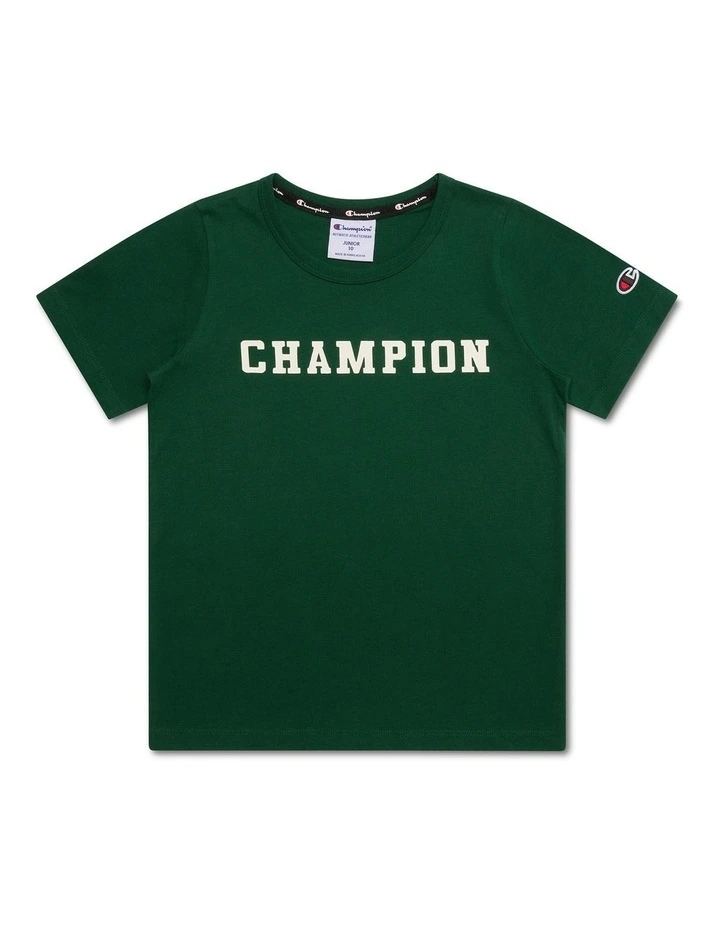 Graphic Shop Tee in Green image 1
