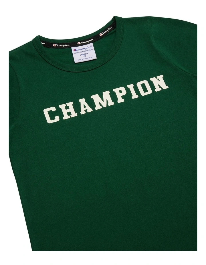 Graphic Shop Tee in Green image 3