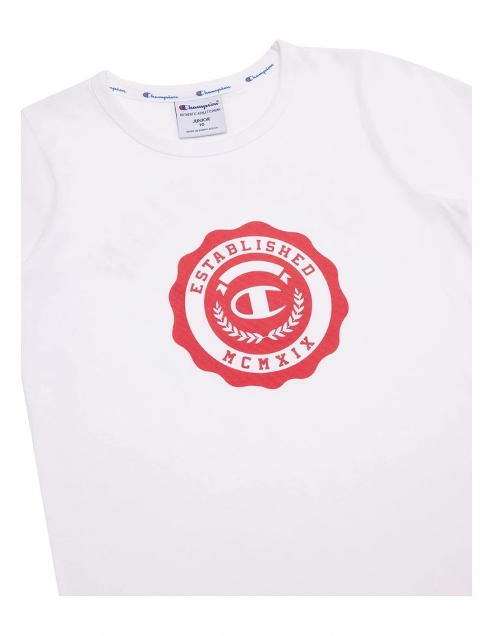 Graphic Shop Tee in White image 3