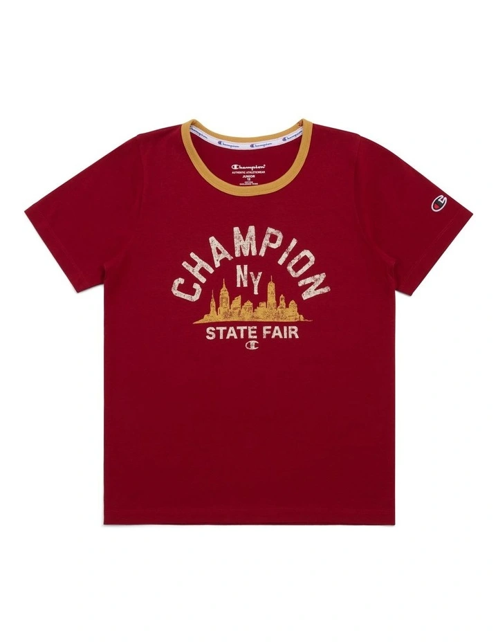 State Fair Ringer Tee in Red image 1