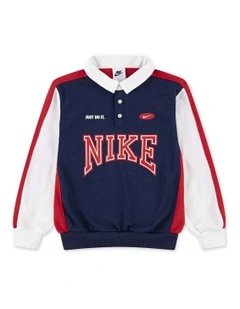 Game Day Essentials French Terry Top in Navy