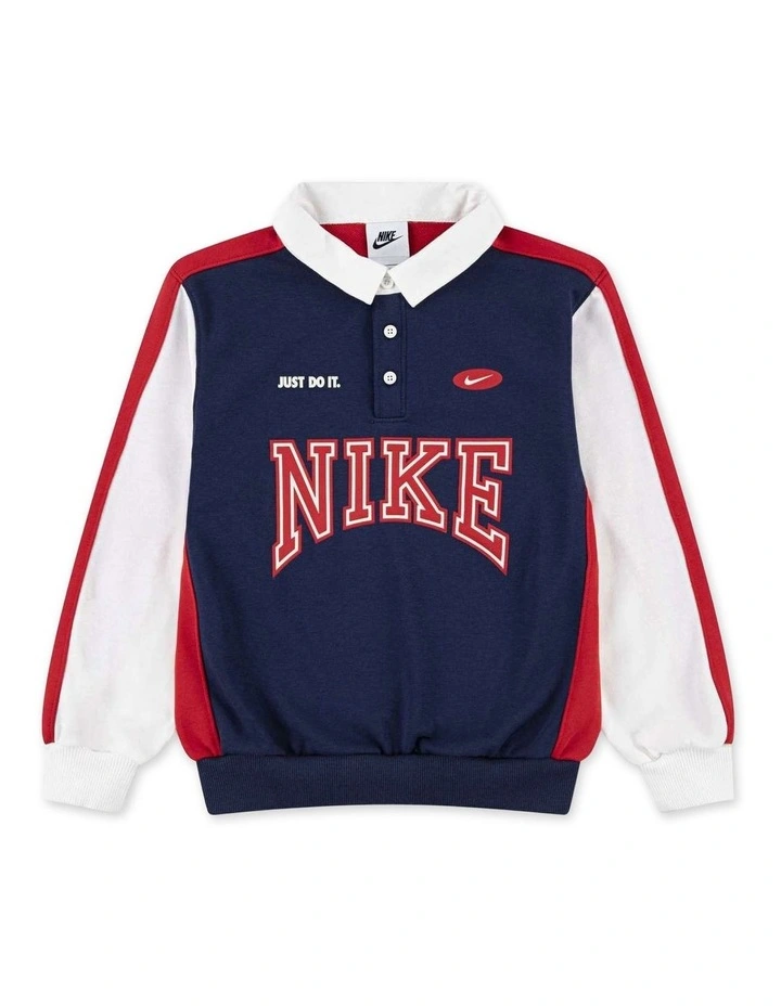 Game Day Essentials French Terry Top in Navy image 1
