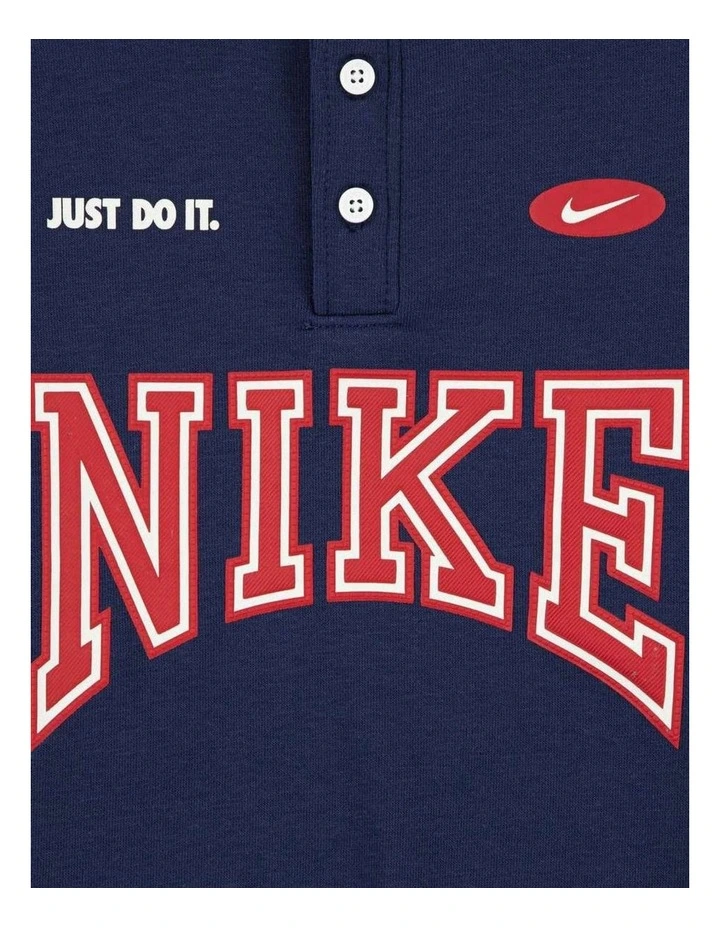 Game Day Essentials French Terry Top in Navy image 3