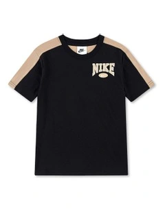 Game Day Essentials Short Sleeve Knit Tee in Black