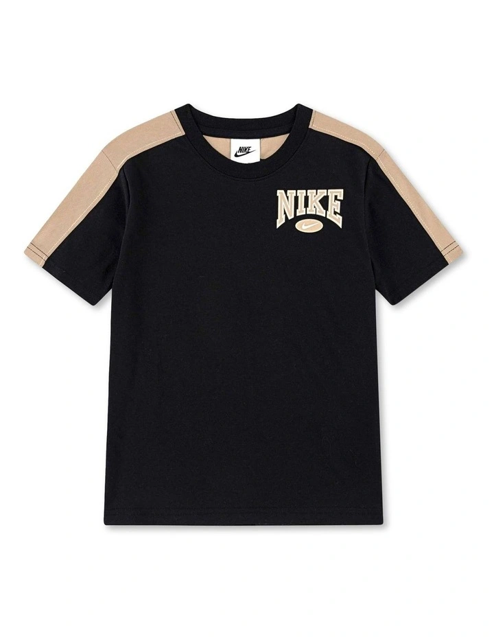 Game Day Essentials Short Sleeve Knit Tee in Black image 1