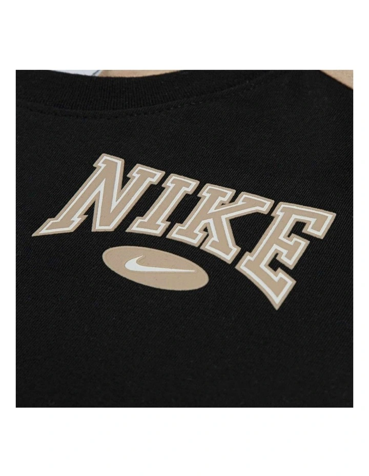 Game Day Essentials Short Sleeve Knit Tee in Black image 3