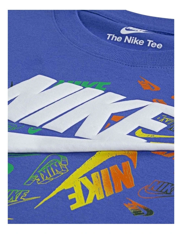 Club Revealed Short Sleeve Tee in Blue image 4