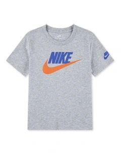 Club Family Short Sleeve Knit Top in Grey