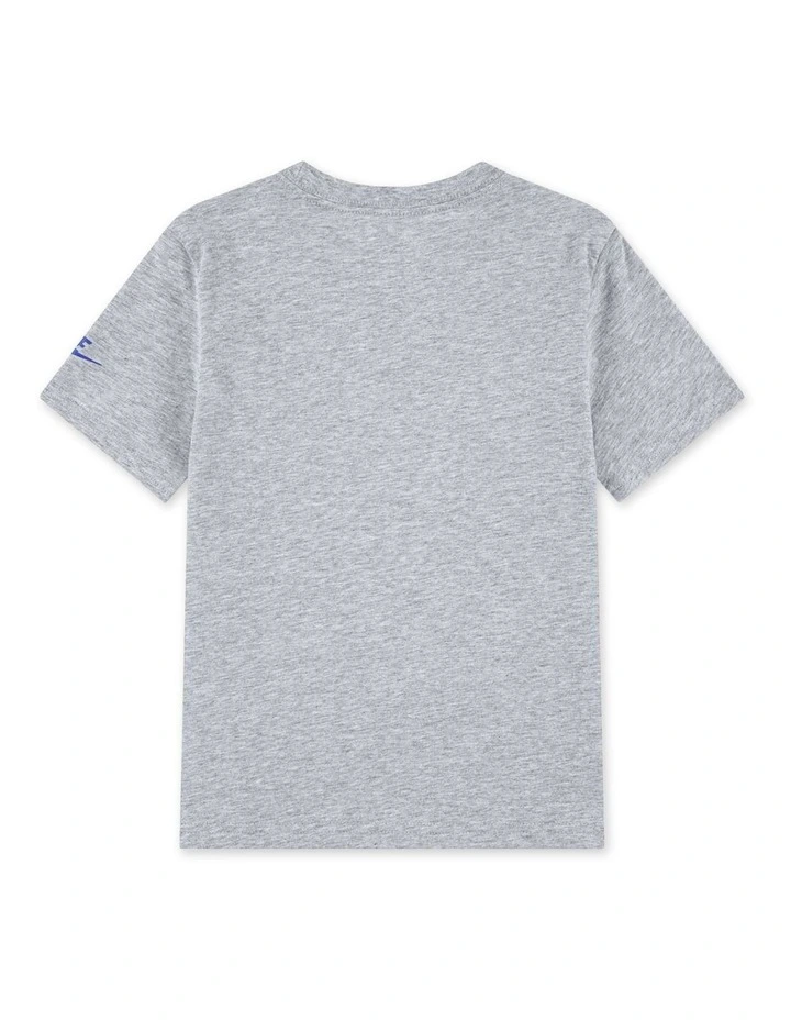 Club Family Short Sleeve Knit Top in Grey image 2