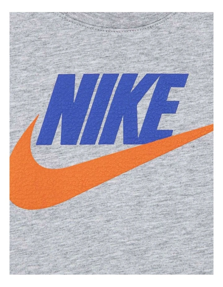 Club Family Short Sleeve Knit Top in Grey image 3