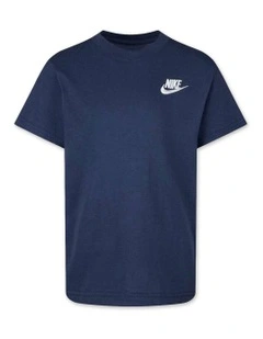 Sportswear Embroidered Futura Tee in Navy