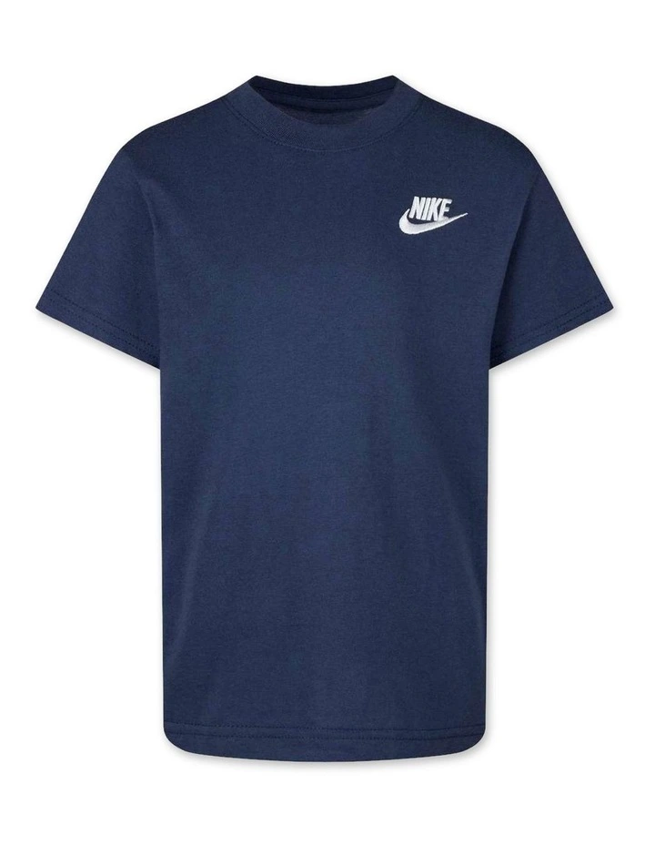 Sportswear Embroidered Futura Tee in Navy image 1