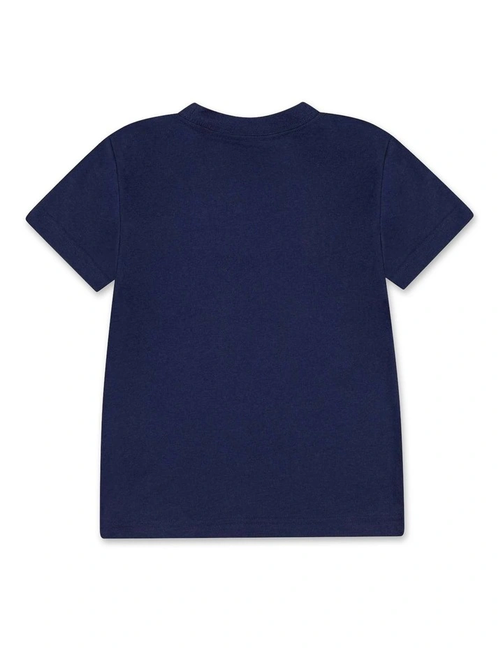 Sportswear Embroidered Futura Tee in Navy image 3