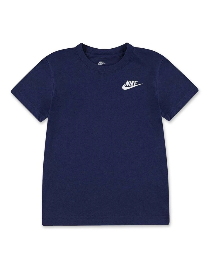 Sportswear Embroidered Futura Tee in Navy image 4