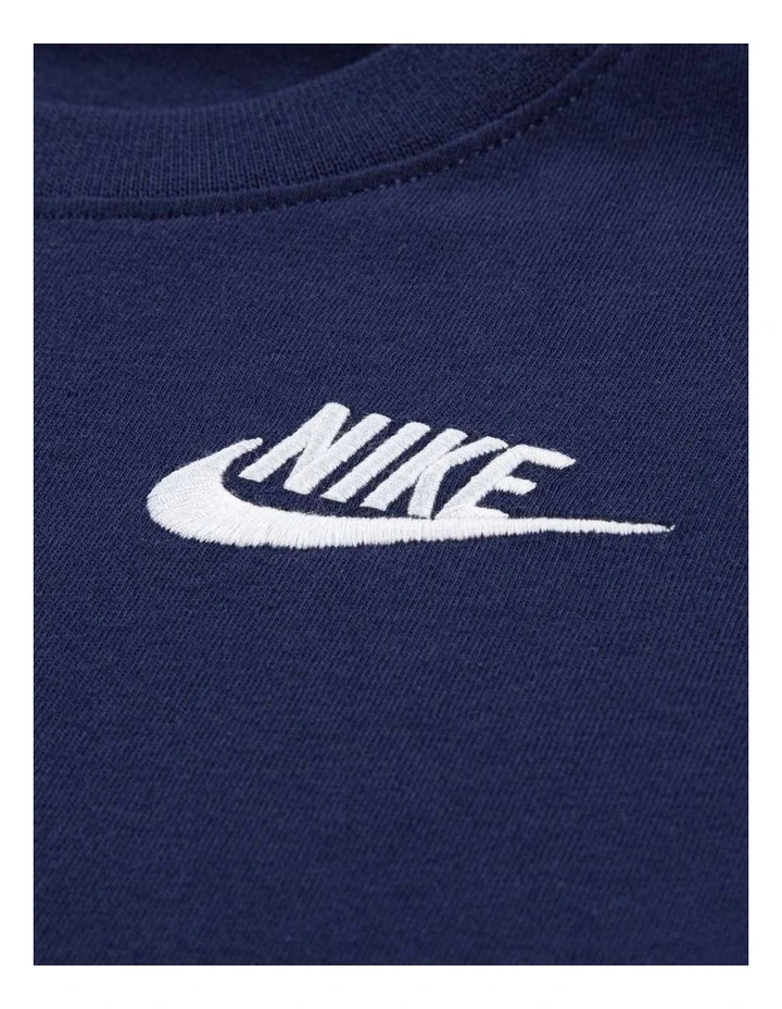 Sportswear Embroidered Futura Tee in Navy image 6