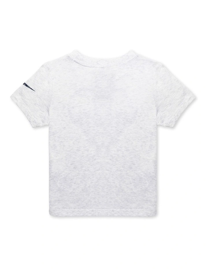 Swoosh On Pointe Graphic Tee in Grey image 2