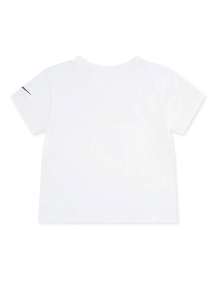 Swoosh On Pointe Graphic Tee In White image 2