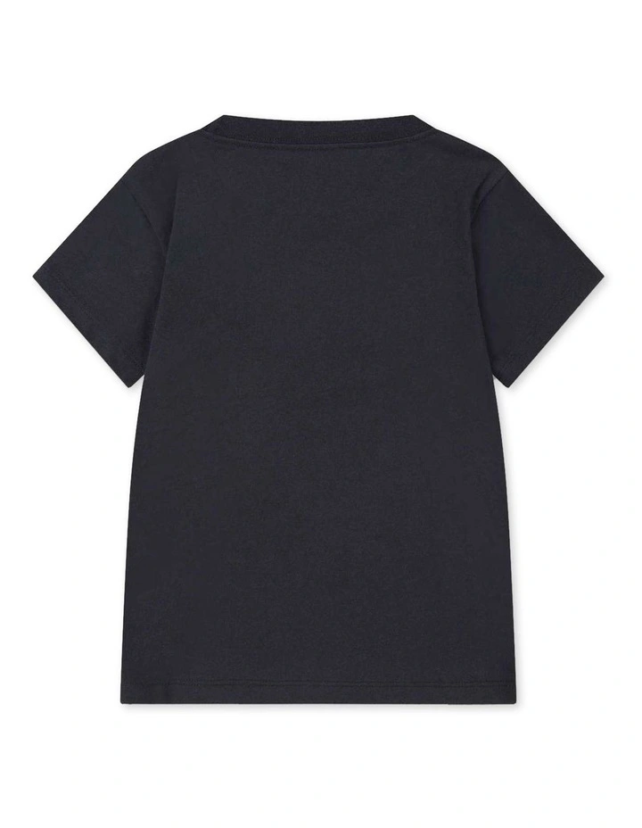 Varsity Prep Heart Tee in Black image 2