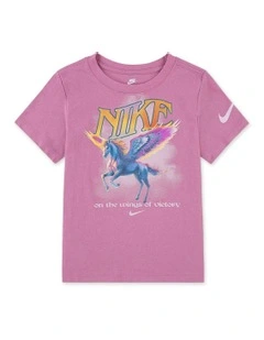 Pegasus Short Sleeve Tee in Pink