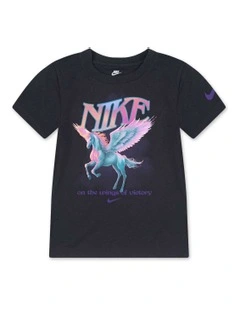 Pegasus Short Sleeve Tee in Black