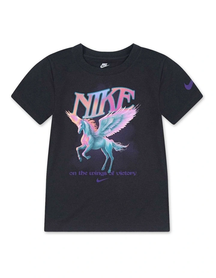 Pegasus Short Sleeve Tee in Black image 1