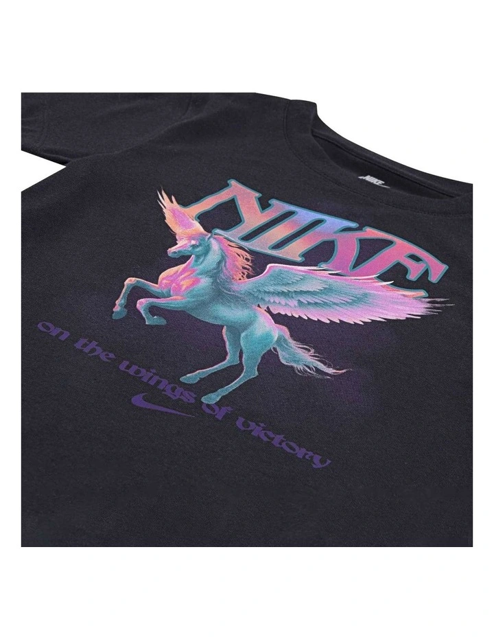 Pegasus Short Sleeve Tee in Black image 3