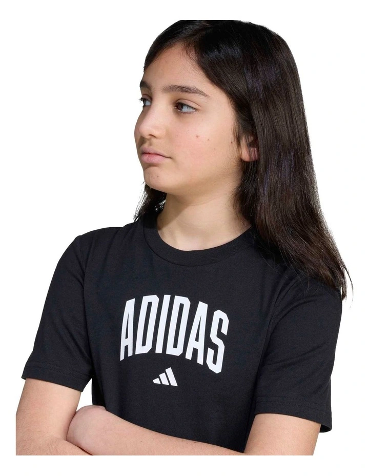 Collegiate Graphic T-shirt in Black image 3