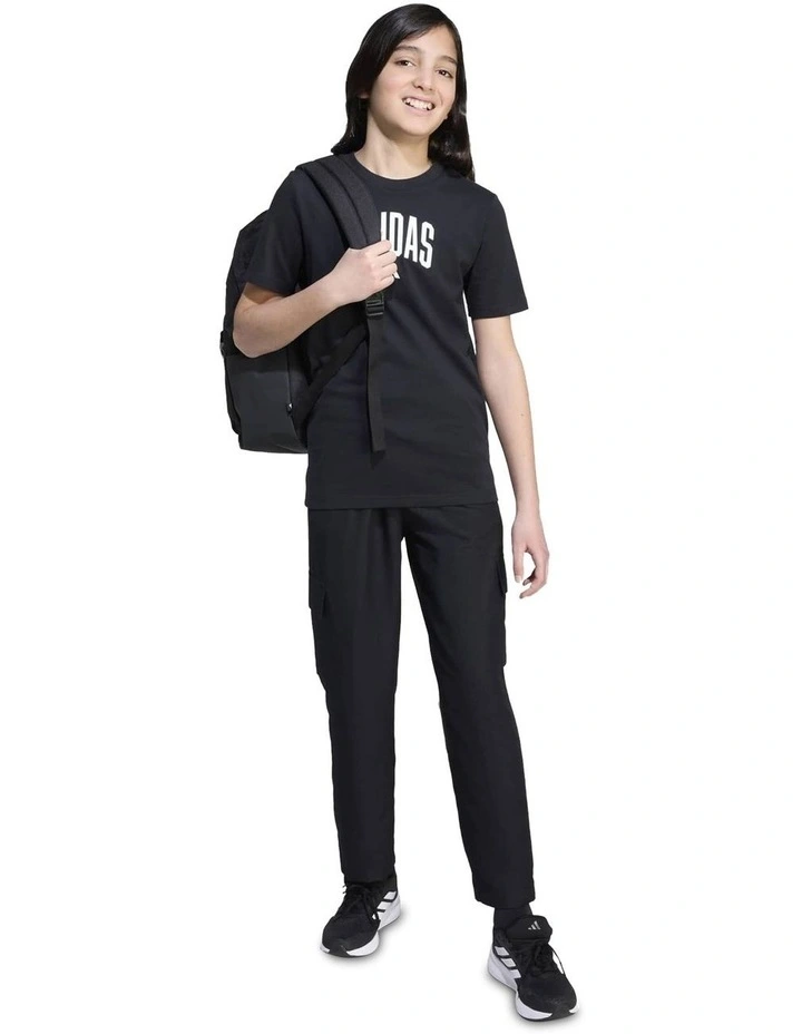 Collegiate Graphic T-shirt in Black image 5