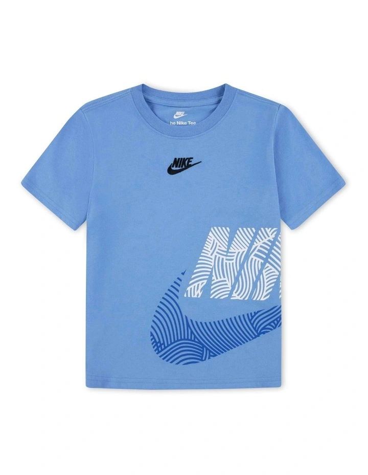 In the Zone Jersey Tee in Blue image 1