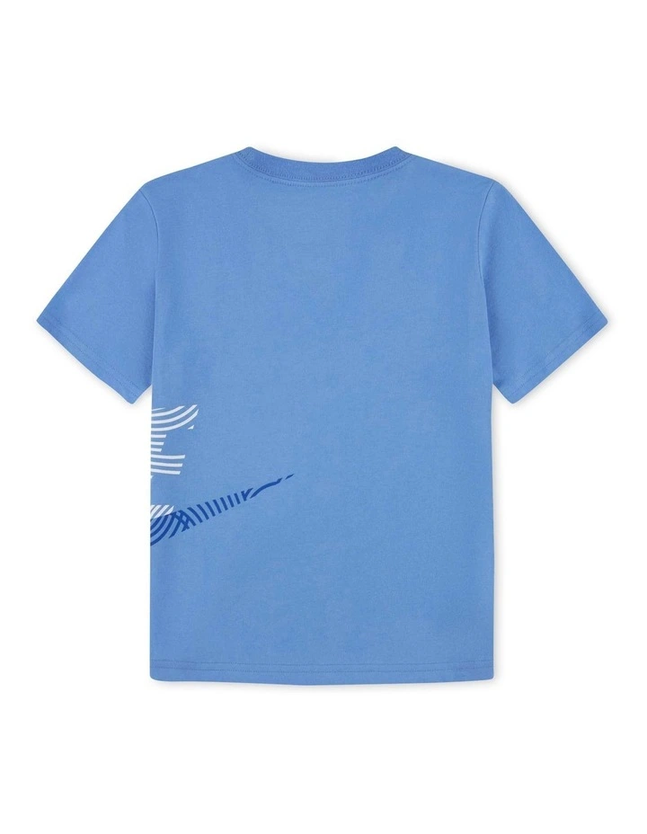 In the Zone Jersey Tee in Blue image 2