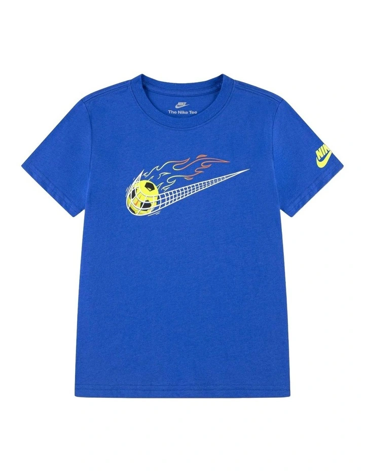 Soccer Swoosh Tee in Blue image 1