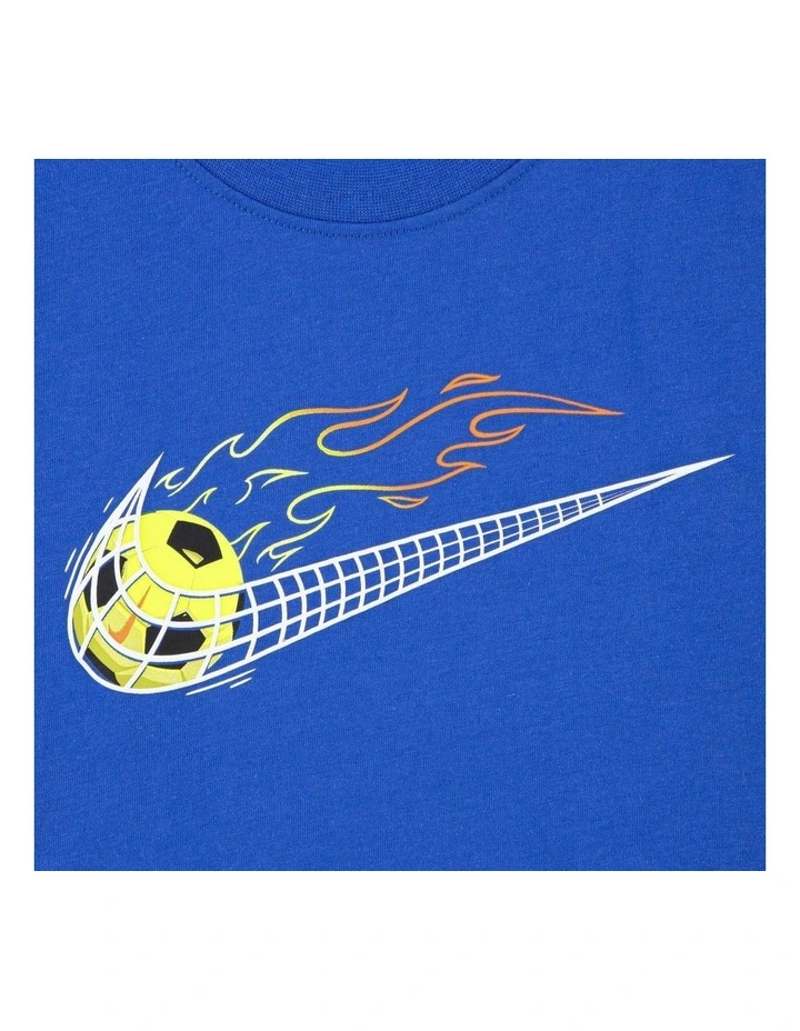Soccer Swoosh Tee in Blue image 3
