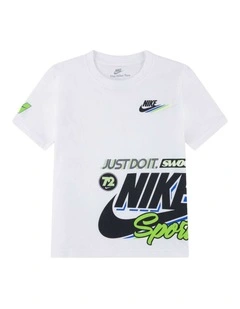 Victory Lap Short Sleeve T-shirt in White
