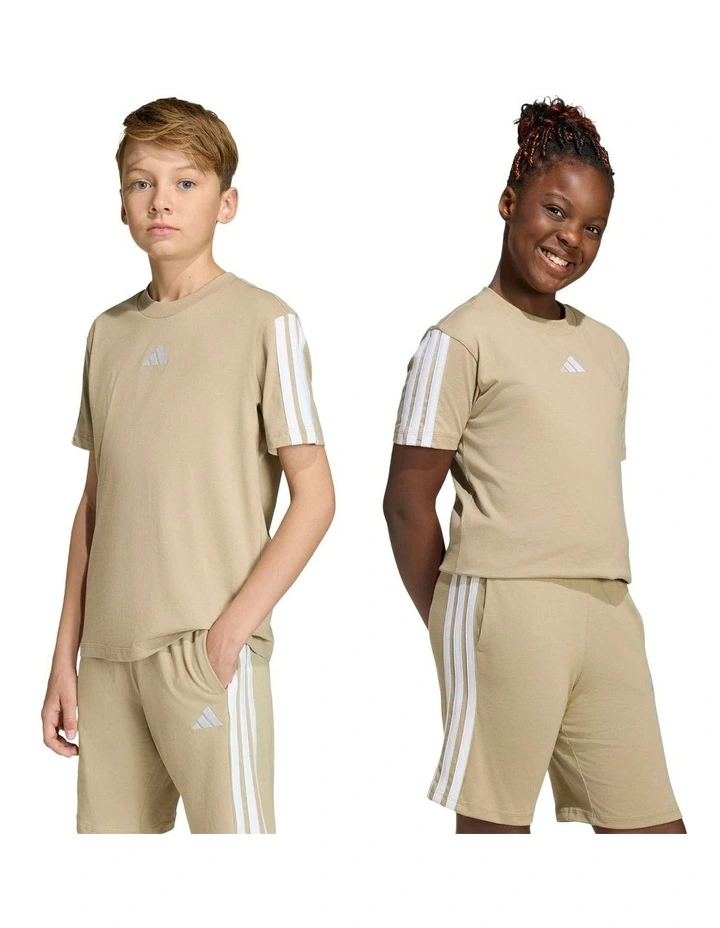 Essentials Tee in Beige image 6