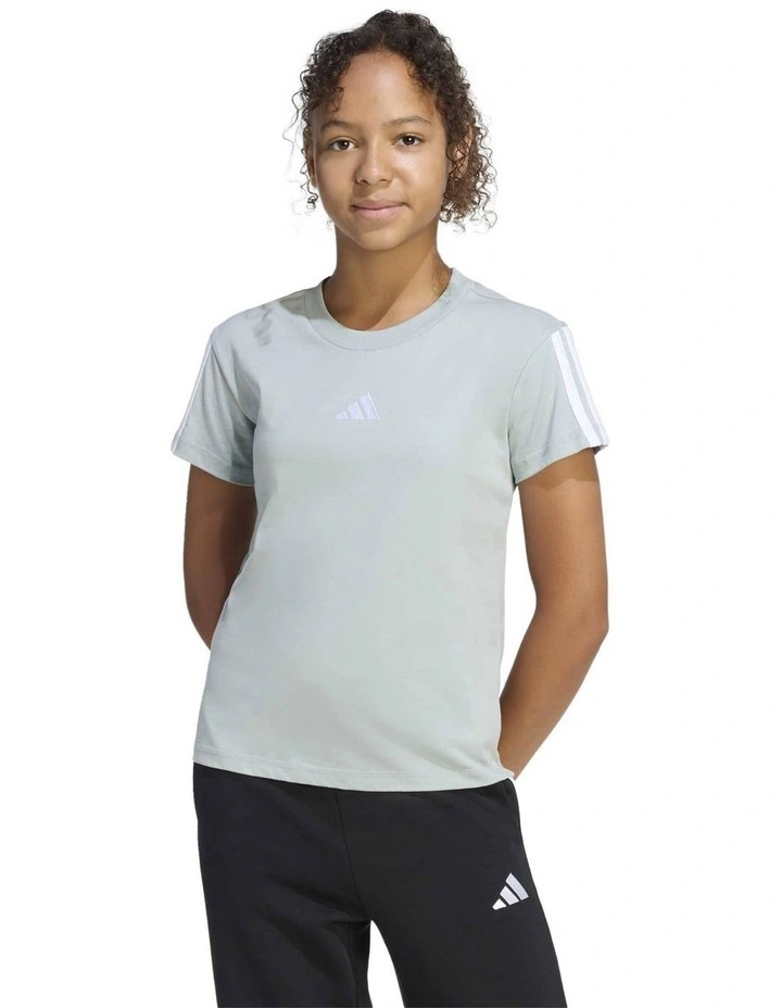 Essentials T-shirt in Wonder Sage/White image 1