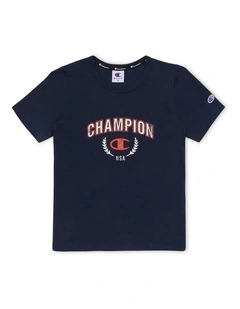Graphic Shop Tee in Chblu_Navy