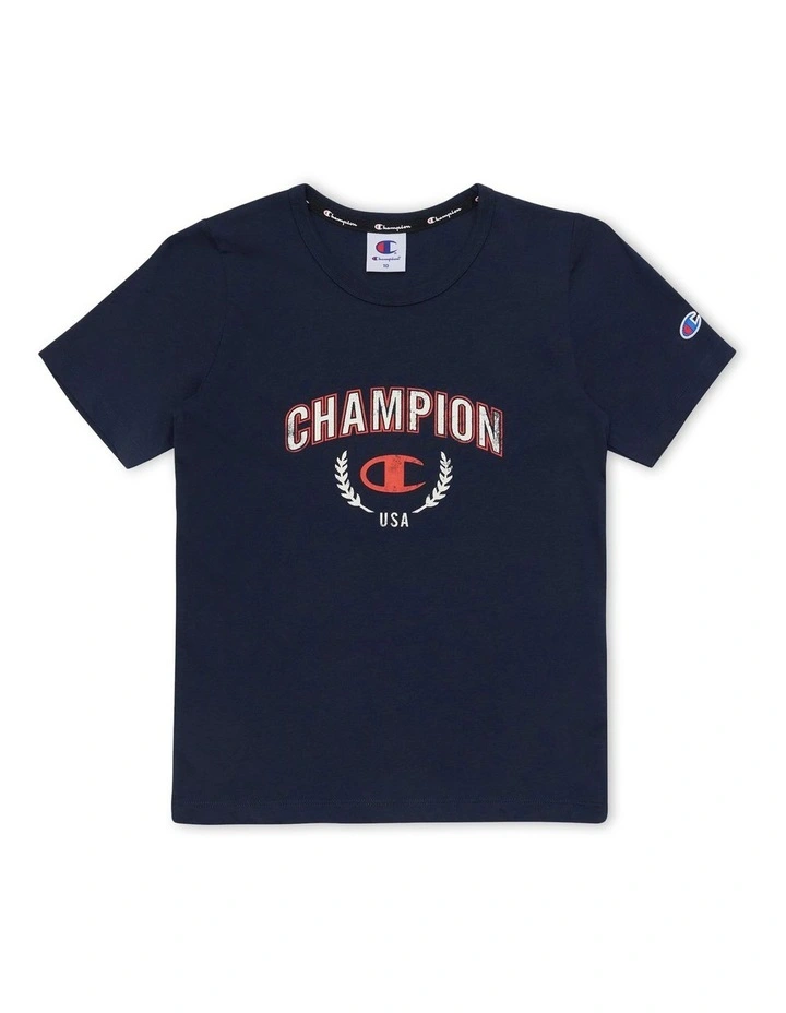 Graphic Shop Tee in Chblu_Navy image 1