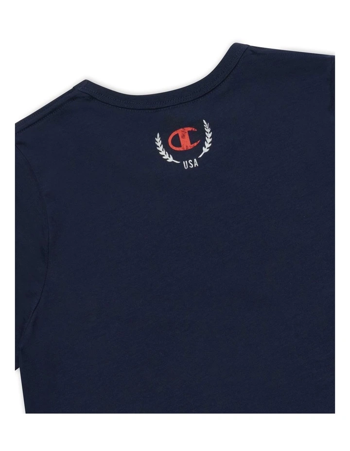 Graphic Shop Tee in Chblu_Navy image 4
