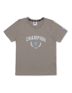 Graphic Shop Tee in Grey