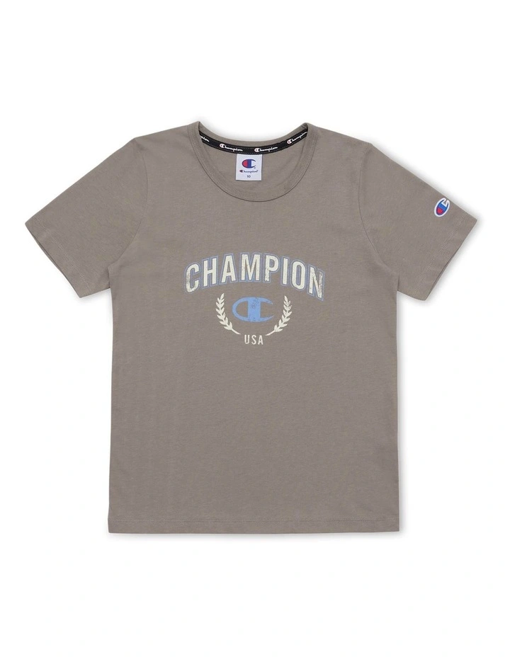 Graphic Shop Tee in Grey image 1