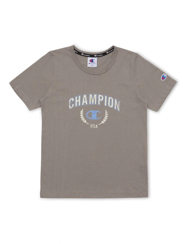Graphic Shop Tee in Grey image 1