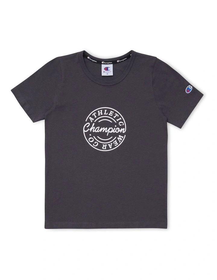 Graphic Shop Tee in Grey image 1