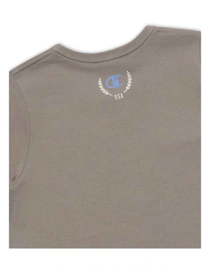 Graphic Shop Tee in Grey image 4