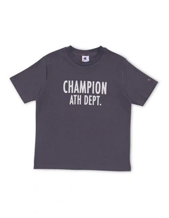 Base Graphic Tee in Grey