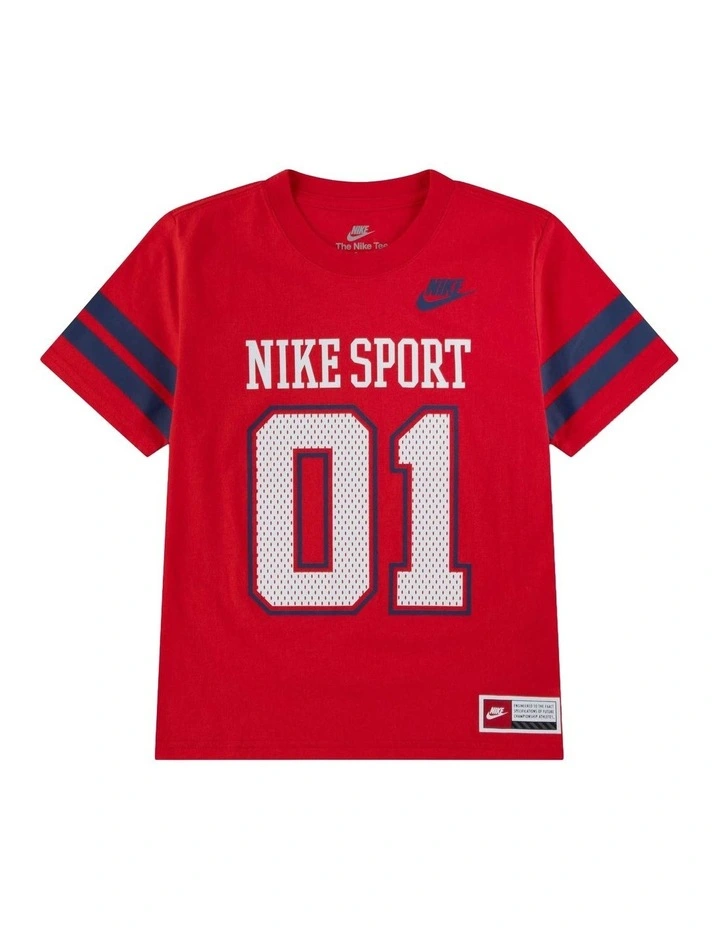Halftime Short Sleeve T-shirt in Red image 1