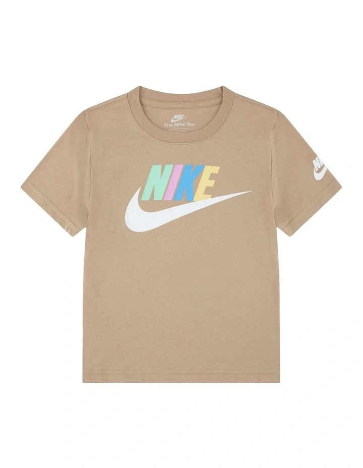 Futura Evergreen Short Sleeve T-shirt in Beige image 1